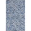 SAFAVIEH Area Rug 8×10 – Anatolia Collection – Large – Beige & Black, Handmade Floral Scroll Design, Ideal for Living Room, Bedroom, Office, Dining Space (AN401B)(Blue/Grey)