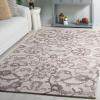 SAFAVIEH Area Rug 8×10 – Anatolia Collection – Large – Beige & Black, Handmade Floral Scroll Design, Ideal for Living Room, Bedroom, Office, Dining Space (AN401B)(Ivory/Brown)