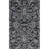 SAFAVIEH Area Rug 8×10 – Anatolia Collection – Large – Beige & Black, Handmade Floral Scroll Design, Ideal for Living Room, Bedroom, Office, Dining Space (AN401B)(Grey)