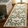 SAFAVIEH Area Rug 8×10 – Earthly Treasures Collection – Large – Ivory & Blue, Handmade Wool & Viscose, Ideal for Living Room, Bedroom, Dining Space (ET215M)(Ivory/Sage)