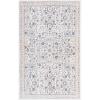 SAFAVIEH Area Rug 8×10 – Harlow Collection – Large – Ivory Blue & Grey, Traditional Design, Ideal for Living Room, Bedroom, Office, Dining Space (HAR163M)(Ivory/Grey Beige)