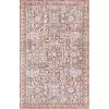 SAFAVIEH Area Rug 8×10 – Harlow Collection – Large – Ivory Blue & Grey, Traditional Design, Ideal for Living Room, Bedroom, Office, Dining Space (HAR163M)(Rust/Ivory Grey)