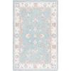 SAFAVIEH Area Rug 8×10 – Heritage Collection – Large – Light Blue & Ivory, Handmade Wool, Ideal for Living Room, Bedroom, Dining Space (HG125M)(Light Blue / Ivory)
