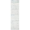 SAFAVIEH Area Rug 8×10 – Madison Collection – Large – Ivory & Dark Blue, Moroccan Boho Distressed Design, Non-Shedding & Easy Cleaning, Ideal for Living Room, Bedroom, Office, Dining Space (MAD798B)(Ivory/Aqua)