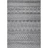 SAFAVIEH Area Rug 8×10 – Madison Collection – Large – Ivory & Dark Blue, Moroccan Boho Distressed Design, Non-Shedding & Easy Cleaning, Ideal for Living Room, Bedroom, Office, Dining Space (MAD798B)(Charcoal/Ivory)