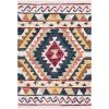 SAFAVIEH Aspen Collection Area Rug – 5′ x 8′, Rust & Ivory, Handmade Moroccan Boho Tribal Wool, Ideal for High Traffic Areas in Living Room, Bedroom (APN806P)(Rust/Ivory)