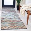 SAFAVIEH Kilim Collection Area Rug – 5′ x 8′, Natural & Red, Flat Weave Jute Design, Ideal for High Traffic Areas in Living Room, Bedroom (KLM758Q)(Natural/Red)