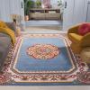 SAFAVIEH Naples Collection Area Rug – 8′ x 10′, Light Blue & Ivory, Handmade Wool, Oriental Pattern, Ideal for Living Room, Bedroom, Dining Space, Home Office (NA901J-8)(Light Blue / Ivory)