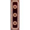 SAFAVIEH Naples Collection Area Rug – 8′ x 10′, Light Blue & Ivory, Handmade Wool, Oriental Pattern, Ideal for Living Room, Bedroom, Dining Space, Home Office (NA901J-8)(Red/Ivory)