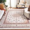 Safavieh Area Rug 8×10 – Persian Classic Collection – Large – Ivory & Beige Rust, Traditional Design, Viscose, Ideal for Living Room, Bedroom, Office, Dining Space (PCL452A)(Ivory/Beige Rust)
