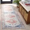 Safavieh Washable Rug Arizona Collection – 8′ x 10′, Beige & Taupe, Slip Resistant & Easy to Clean, Ideal for Living Room, Bedroom, Home Office, Dining Space (ARZ132B)(Rust/Beige)