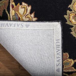 SAFAVIEH Heritage Collection 5′ x 8′ Black HG314A Handmade Traditional Oriental Premium Wool Area Rug(Black)