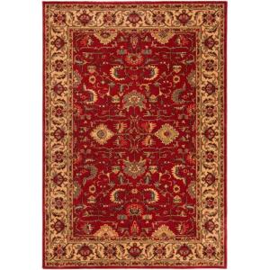 SAFAVIEH Mahal Collection 9′ x 12′ Beige Red MAH693B Traditional Oriental Non-Shedding Living Room Bedroom Dining Home Office Area Rug(Red/Beige)