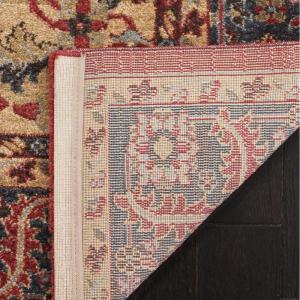 SAFAVIEH Mahal Collection 9′ x 12′ Navy Red MAH621C Traditional Oriental Non-Shedding Living Room Bedroom Dining Home Office Area Rug(Navy/Red)