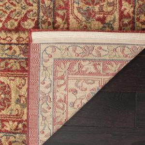 SAFAVIEH Mahal Collection Area Rug – 5’1″ x 7’7″, Red & Natural, Traditional Oriental Design, Non-Shedding & Easy Care, Ideal for High Traffic Areas in Living Room, Bedroom (MAH697A)(Red/Natural)