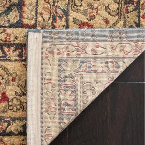 SAFAVIEH Mahal Collection Area Rug – 5’1″ x 7’7″, Red & Natural, Traditional Oriental Design, Non-Shedding & Easy Care, Ideal for High Traffic Areas in Living Room, Bedroom (MAH697A)(Navy/Natural)