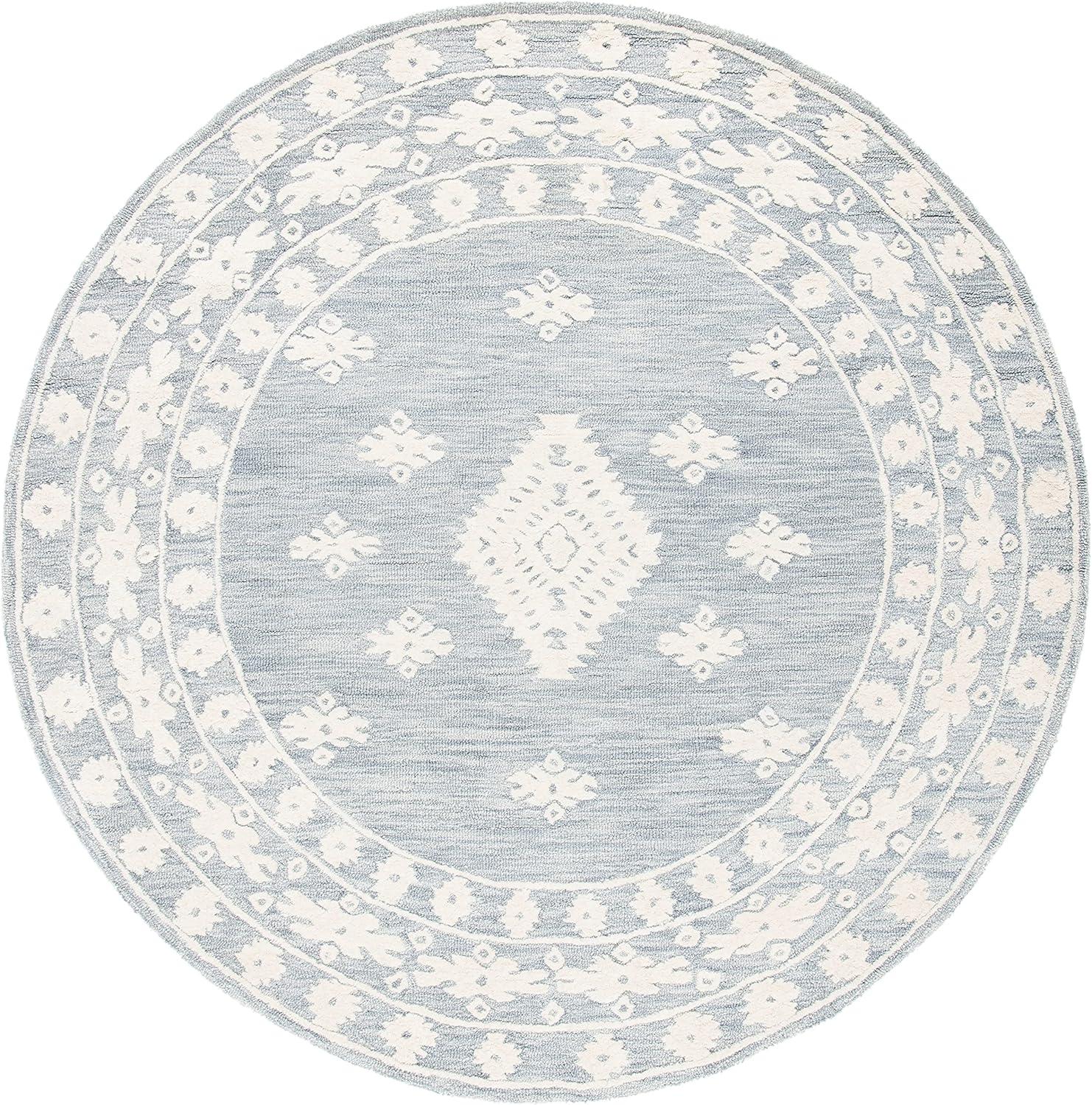 image:imageSAFAVIEH Area Rug 8x10 Aspen Collection Large Rust amp Ivory Handmade Wool Moroccan Boho Tribal Design Ideal for Living Room Bedroom Office Dining Space APN550PLight GreyIvory