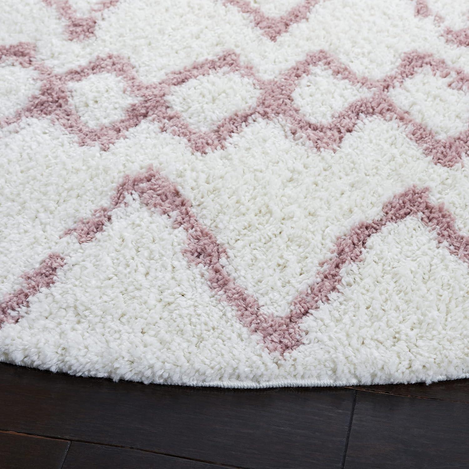 image:imageSAFAVIEH Area Rug 8x10 Berber Shag Collection Large Navy amp Ivory Moroccan Design NonShedding amp Easy Cleaning Plush Thick Pile Ideal for Living Room Bedroom Dining Space BER165NIvoryLight Rose