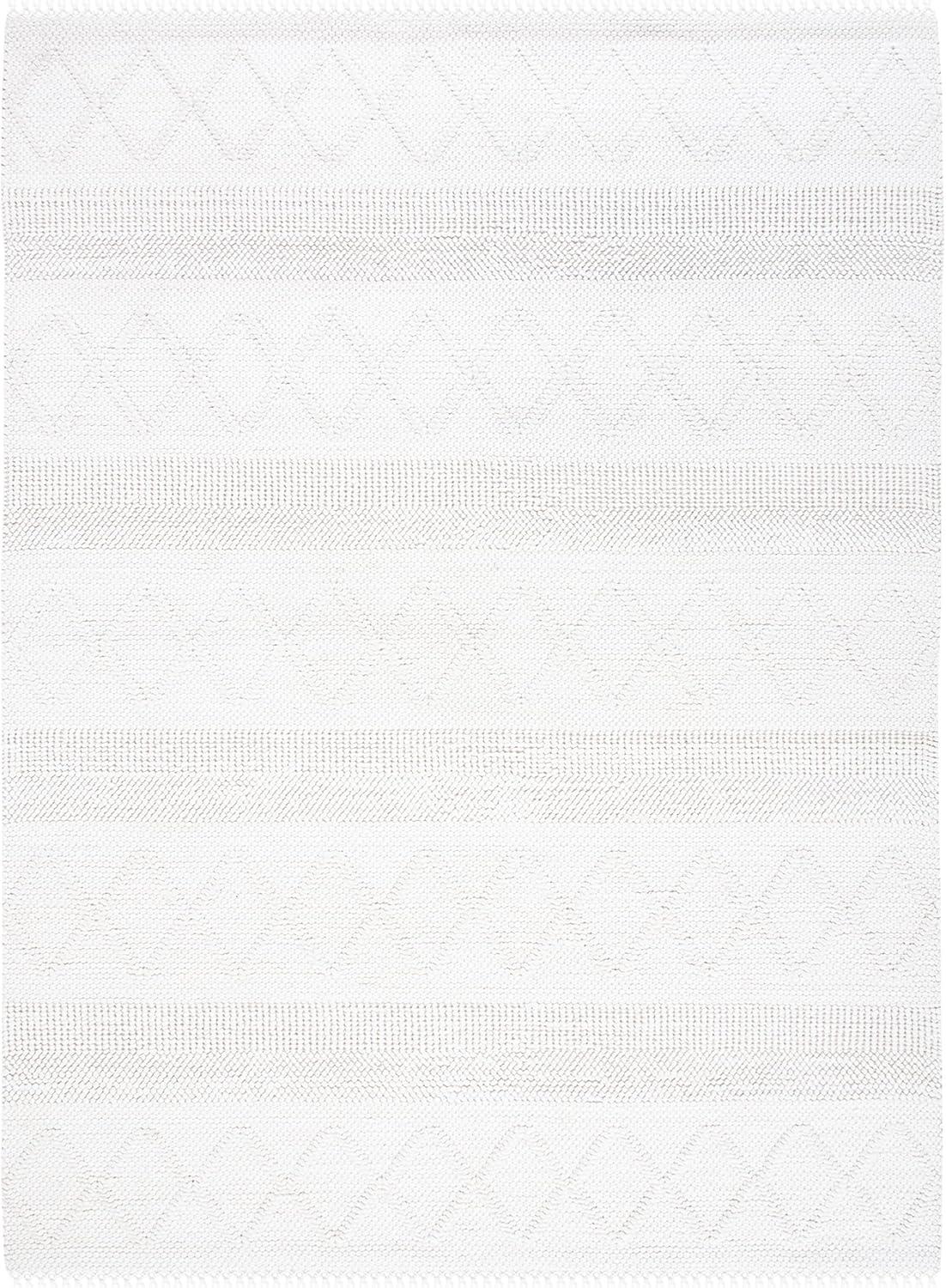 image:imageSAFAVIEH Area Rug 8x10 Casablanca Collection Large Ivory Handmade Boho Tassel Fringe Detail Ideal for Living Room Bedroom Dining Space CSB278AIvory
