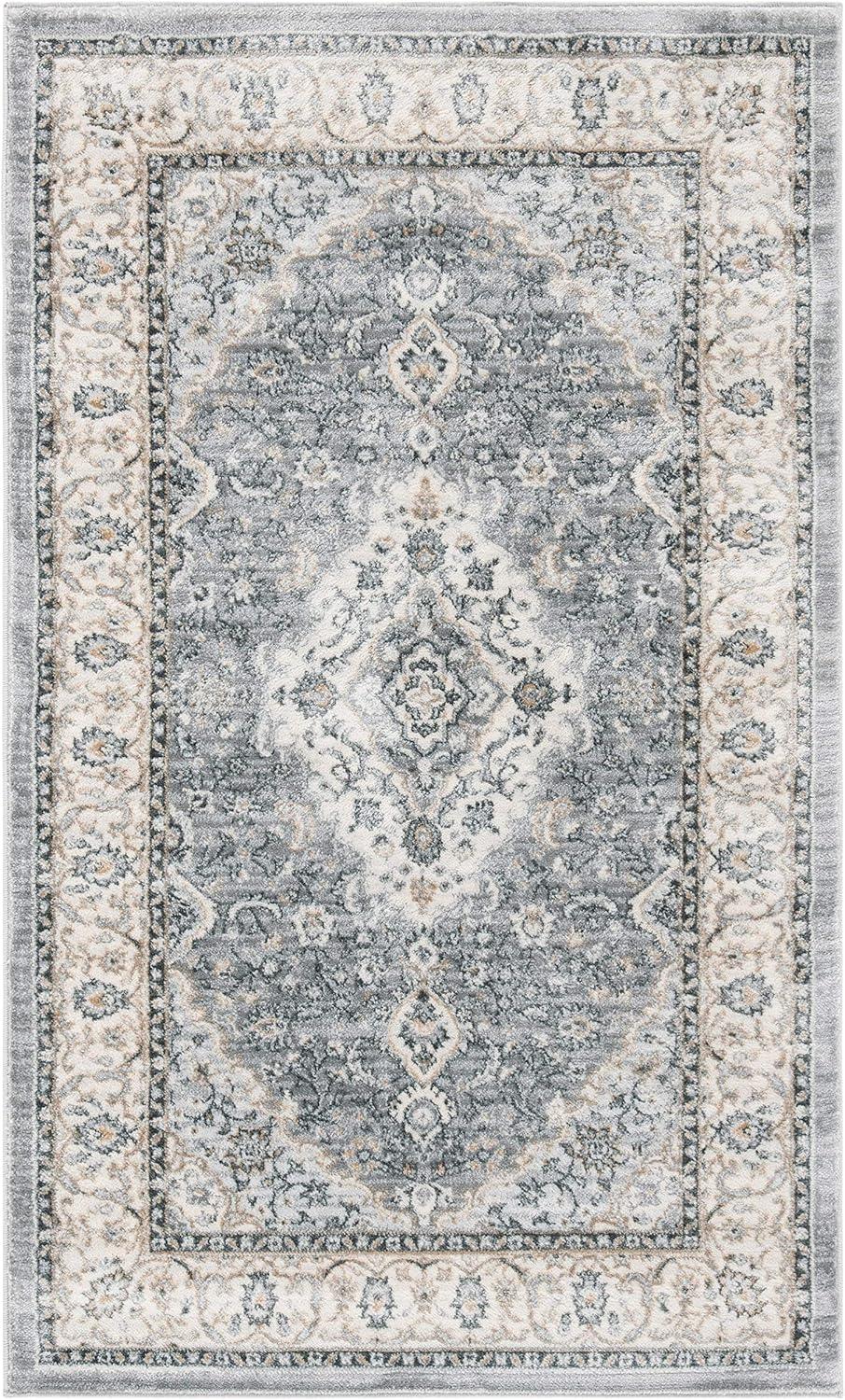 image:imageSAFAVIEH Area Rug 8x10 Casablanca Collection Large Ivory amp Black Handmade Wool Moroccan Boho Trellis Design Ideal for Living Room Bedroom Dining Space CSB987AGreyCream