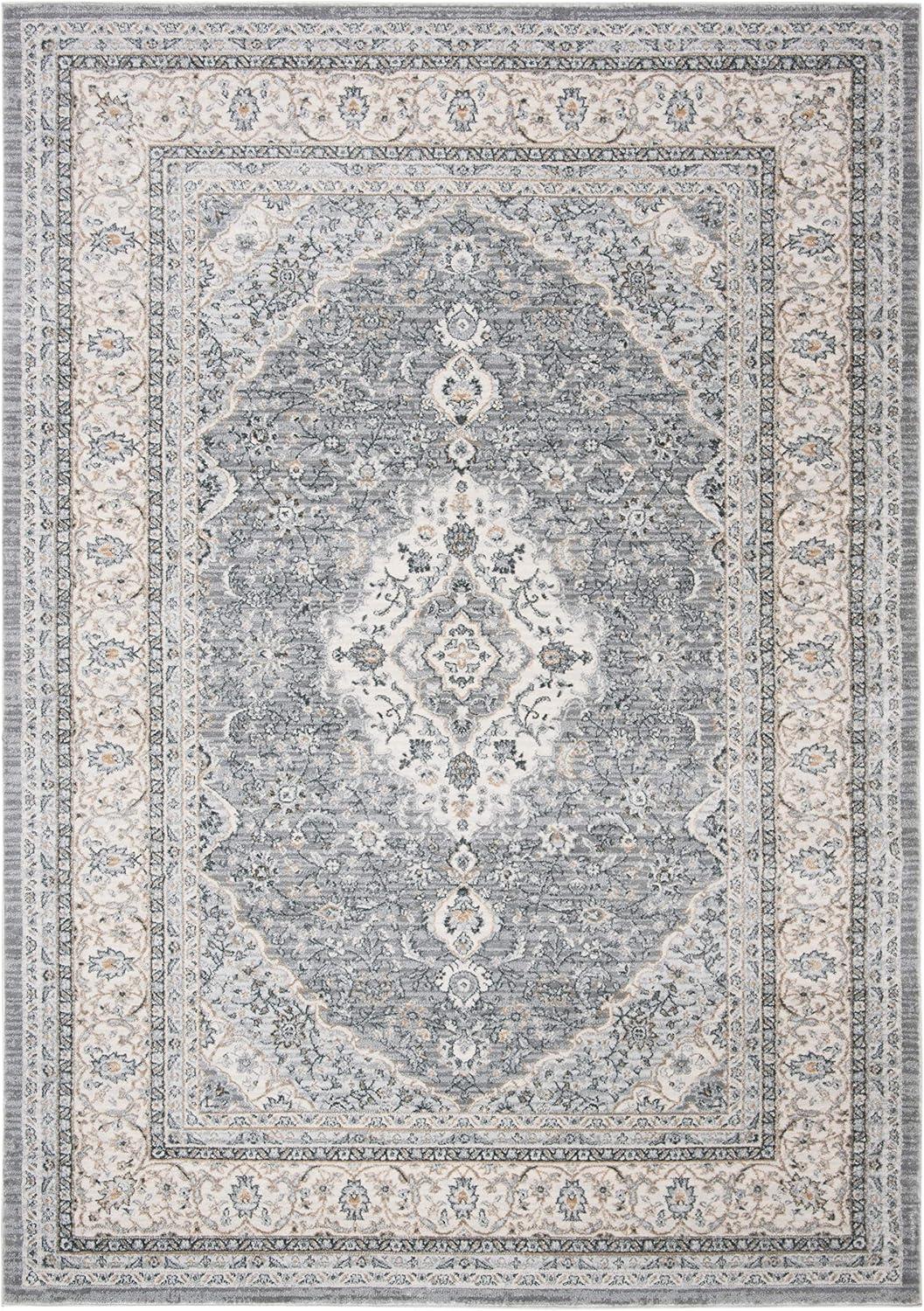 image:imageSAFAVIEH Area Rug 8x10 Casablanca Collection Large Ivory amp Black Handmade Wool Moroccan Boho Trellis Design Ideal for Living Room Bedroom Dining Space CSB987AGreyCream