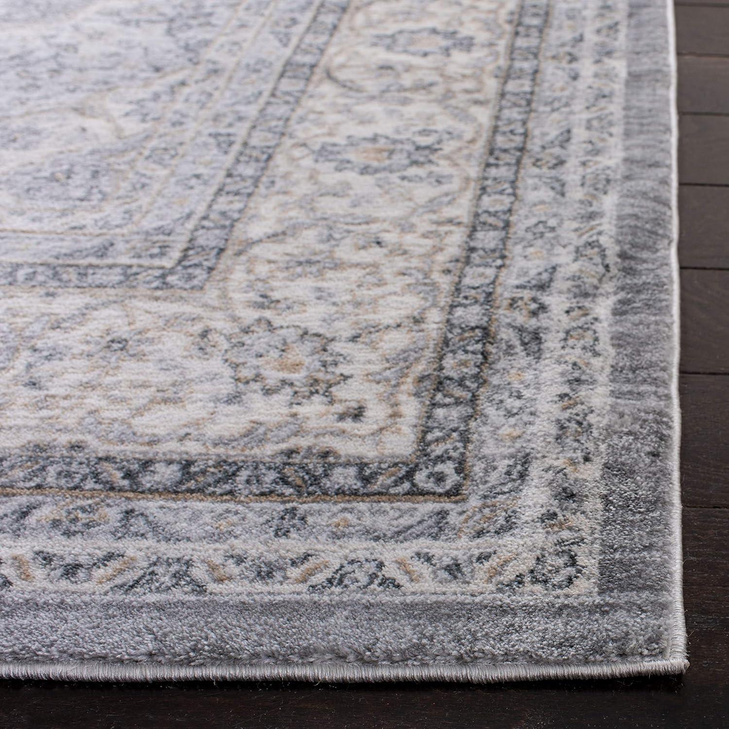 image:imageSAFAVIEH Area Rug 8x10 Casablanca Collection Large Ivory amp Black Handmade Wool Moroccan Boho Trellis Design Ideal for Living Room Bedroom Dining Space CSB987AGreyCream