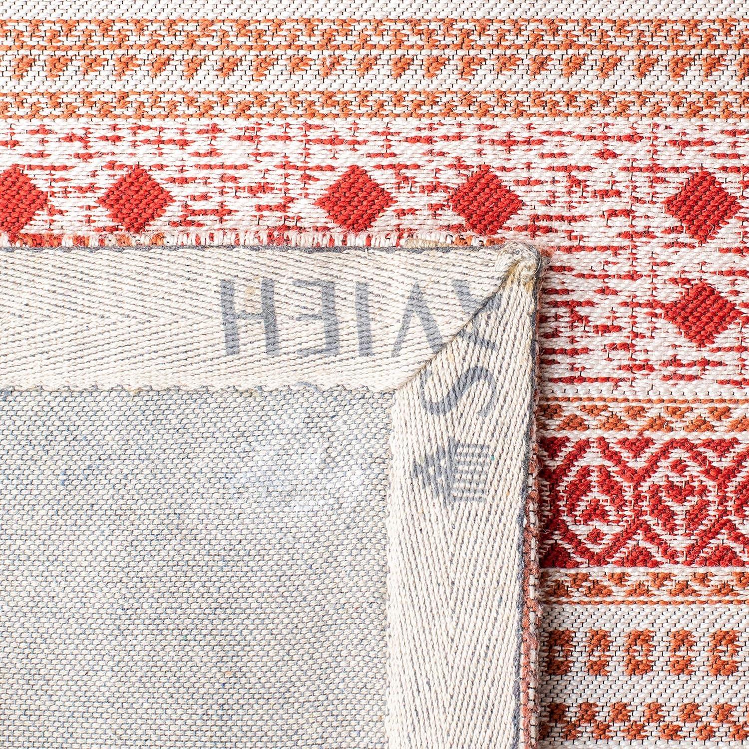 image:imageSAFAVIEH Area Rug 8x10 Classic Vintage Collection Large Grey Handmade Moroccan Boho Design Ideal for Living Room Bedroom Office Dining Space CLV717FRust