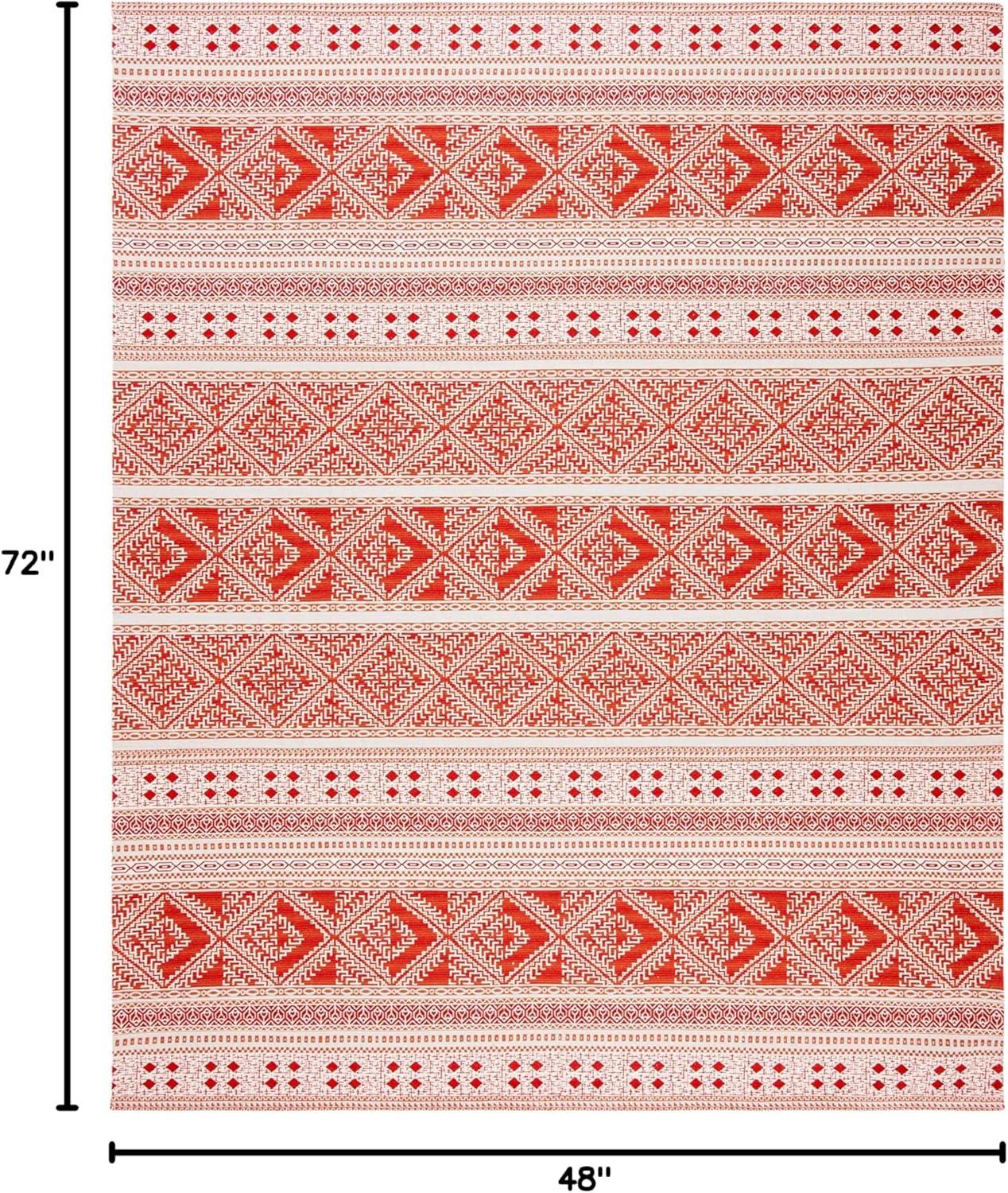 image:imageSAFAVIEH Area Rug 8x10 Classic Vintage Collection Large Grey Handmade Moroccan Boho Design Ideal for Living Room Bedroom Office Dining Space CLV717FRust