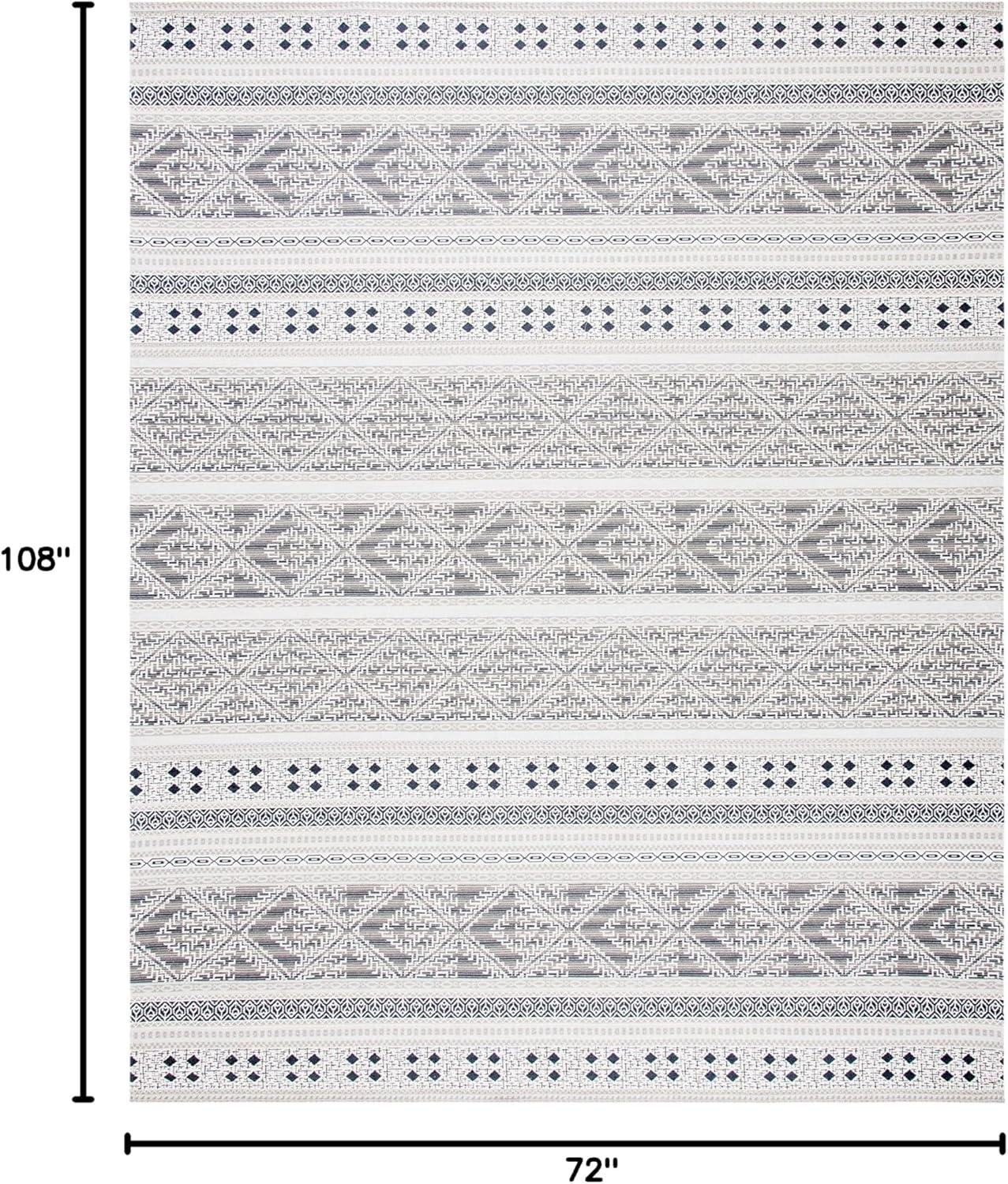 image:imageSAFAVIEH Area Rug 8x10 Classic Vintage Collection Large Grey Handmade Moroccan Boho Design Ideal for Living Room Bedroom Office Dining Space CLV717FGrey