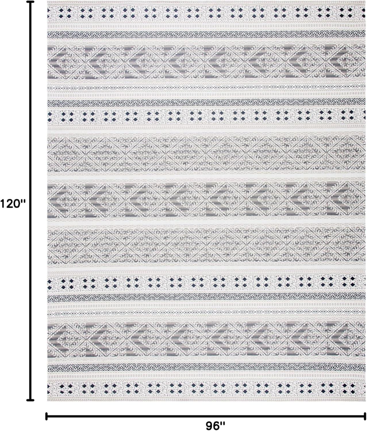 image:imageSAFAVIEH Area Rug 8x10 Classic Vintage Collection Large Grey Handmade Moroccan Boho Design Ideal for Living Room Bedroom Office Dining Space CLV717FGrey