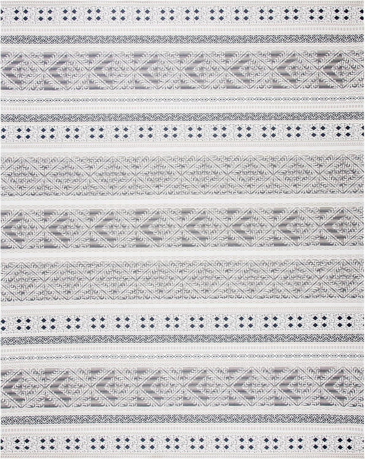 image:imageSAFAVIEH Area Rug 8x10 Classic Vintage Collection Large Grey Handmade Moroccan Boho Design Ideal for Living Room Bedroom Office Dining Space CLV717FGrey