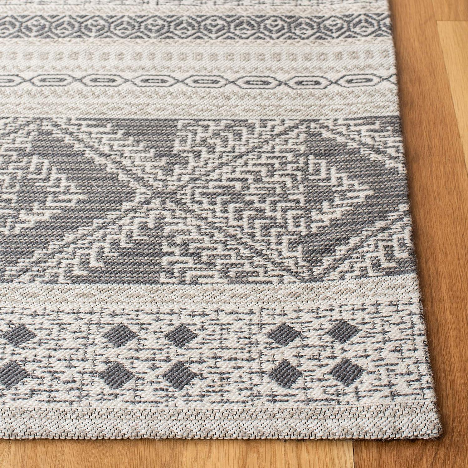 image:imageSAFAVIEH Area Rug 8x10 Classic Vintage Collection Large Grey Handmade Moroccan Boho Design Ideal for Living Room Bedroom Office Dining Space CLV717FGrey