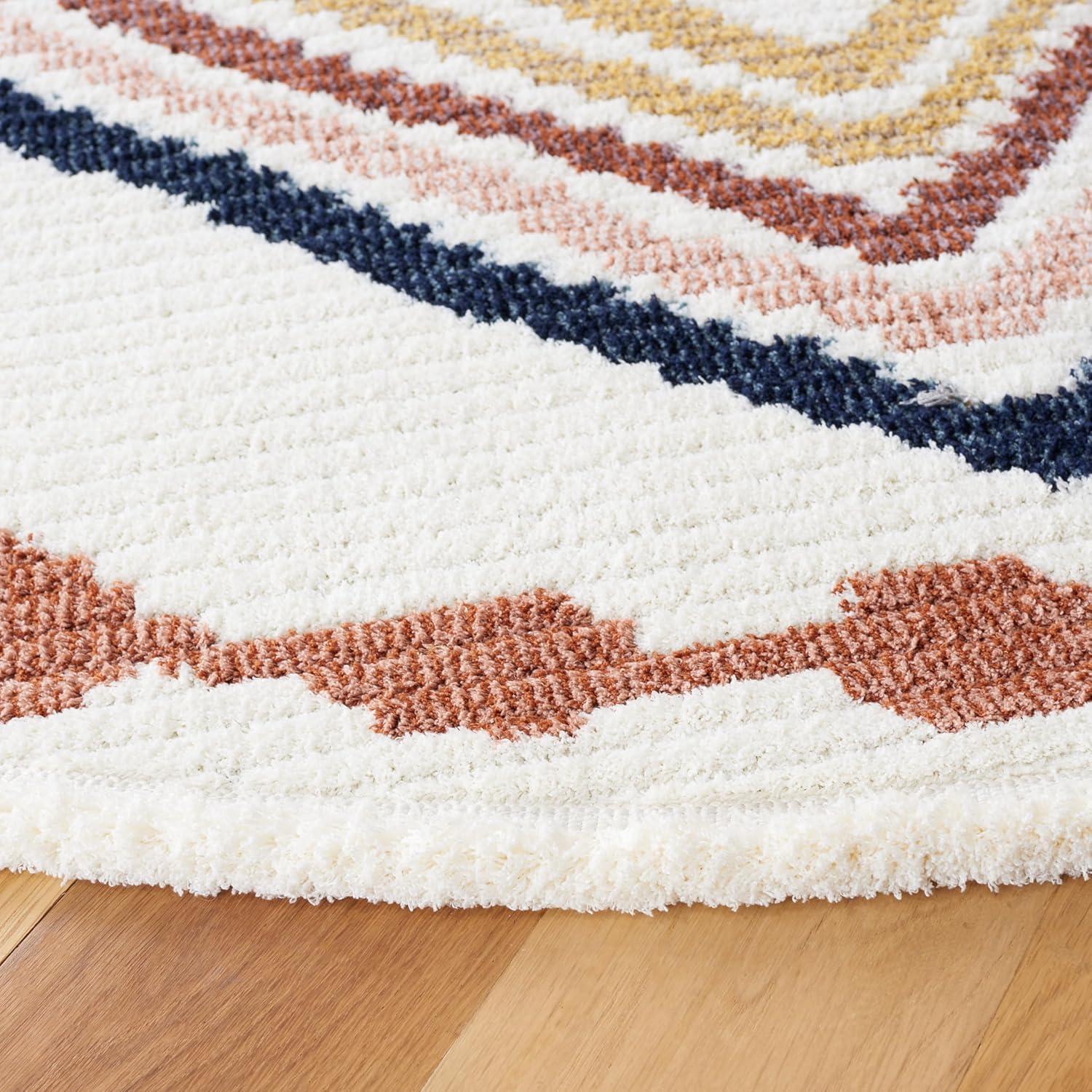 image:imageSAFAVIEH Area Rug 8x10 Marrakech Collection Large Ivory amp Multi Moroccan Boho Tribal Rustic Design NonShedding amp Easy Cleaning Ideal for Living Room Bedroom Office Dining Space MRK616AIvoryMulti
