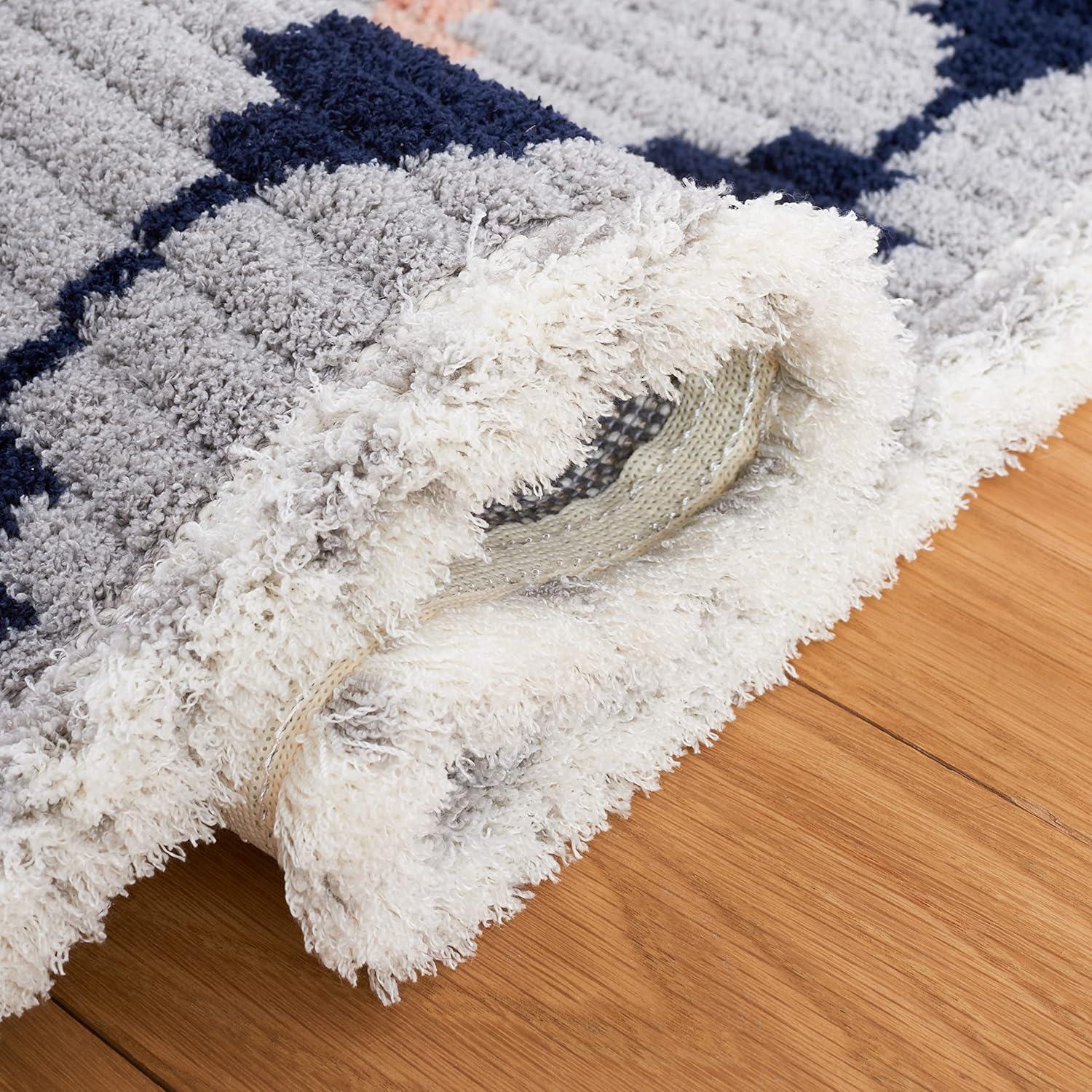 image:imageSAFAVIEH Area Rug 8x10 Marrakech Collection Large Ivory amp Multi Moroccan Boho Tribal Rustic Design NonShedding amp Easy Cleaning Ideal for Living Room Bedroom Office Dining Space MRK616AGreyBlue Rust