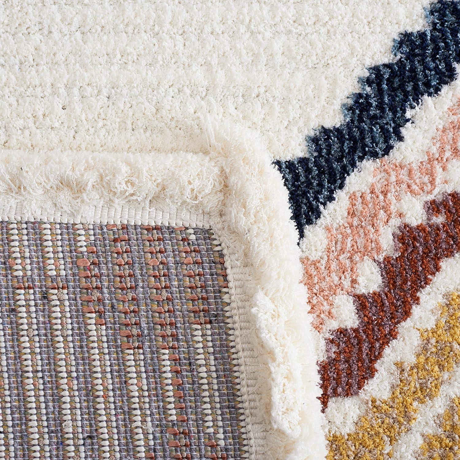 image:imageSAFAVIEH Area Rug 8x10 Marrakech Collection Large Ivory amp Multi Moroccan Boho Tribal Rustic Design NonShedding amp Easy Cleaning Ideal for Living Room Bedroom Office Dining Space MRK616AIvoryMulti