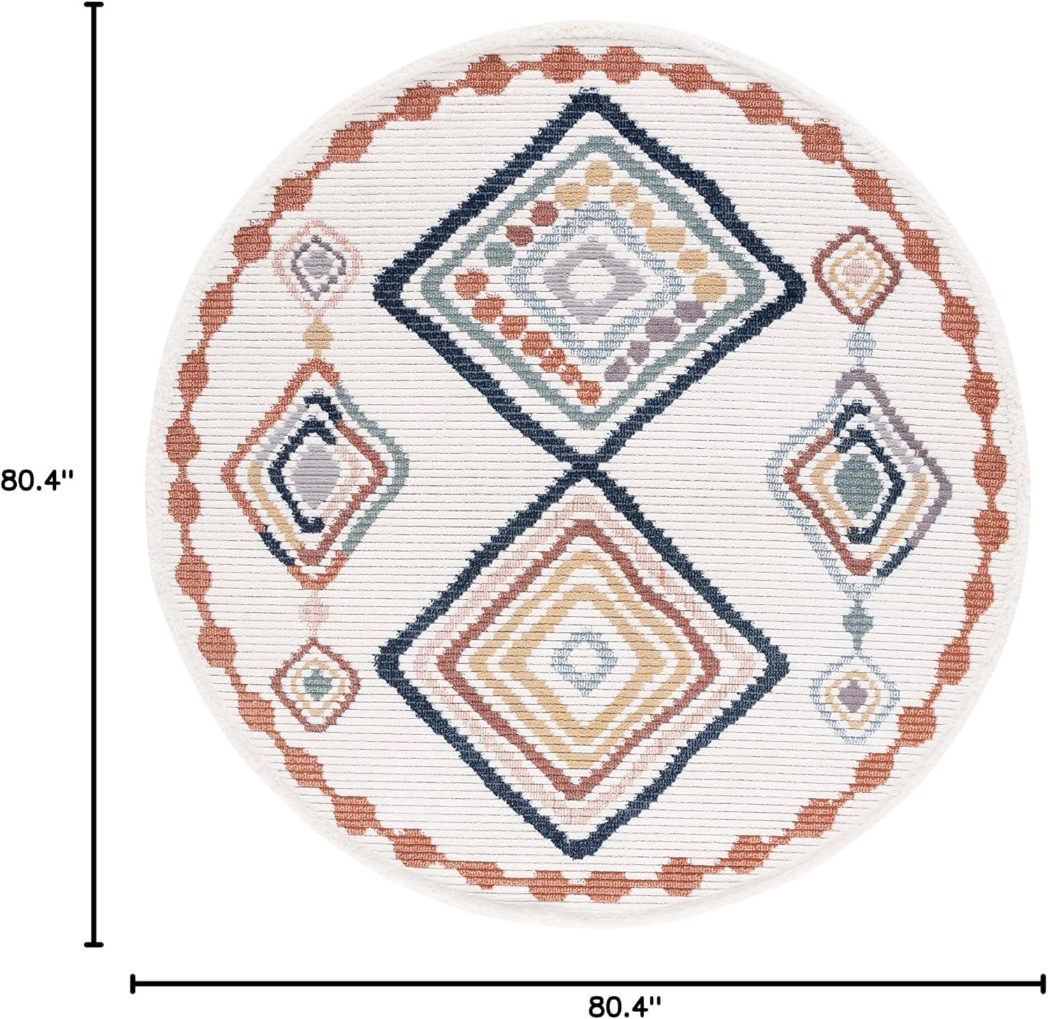 image:imageSAFAVIEH Area Rug 8x10 Marrakech Collection Large Ivory amp Multi Moroccan Boho Tribal Rustic Design NonShedding amp Easy Cleaning Ideal for Living Room Bedroom Office Dining Space MRK616AIvoryMulti