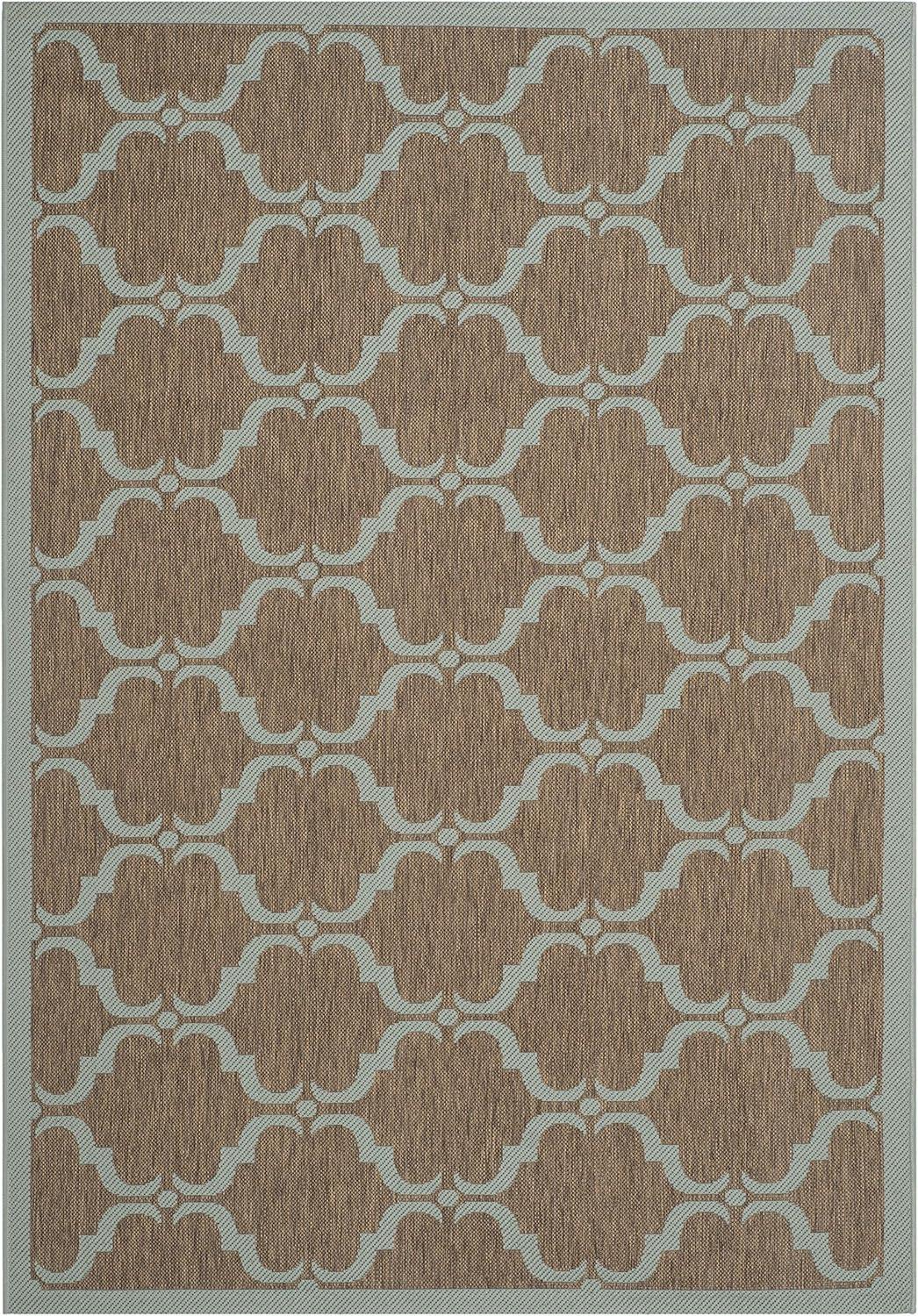 image:imageSAFAVIEH Courtyard Collection 8 x 11 NavyBeige CY6009 Trellis Indoor Outdoor Waterproof EasyCleaning Patio Backyard Mudroom AreaRugAnthraciteBeige