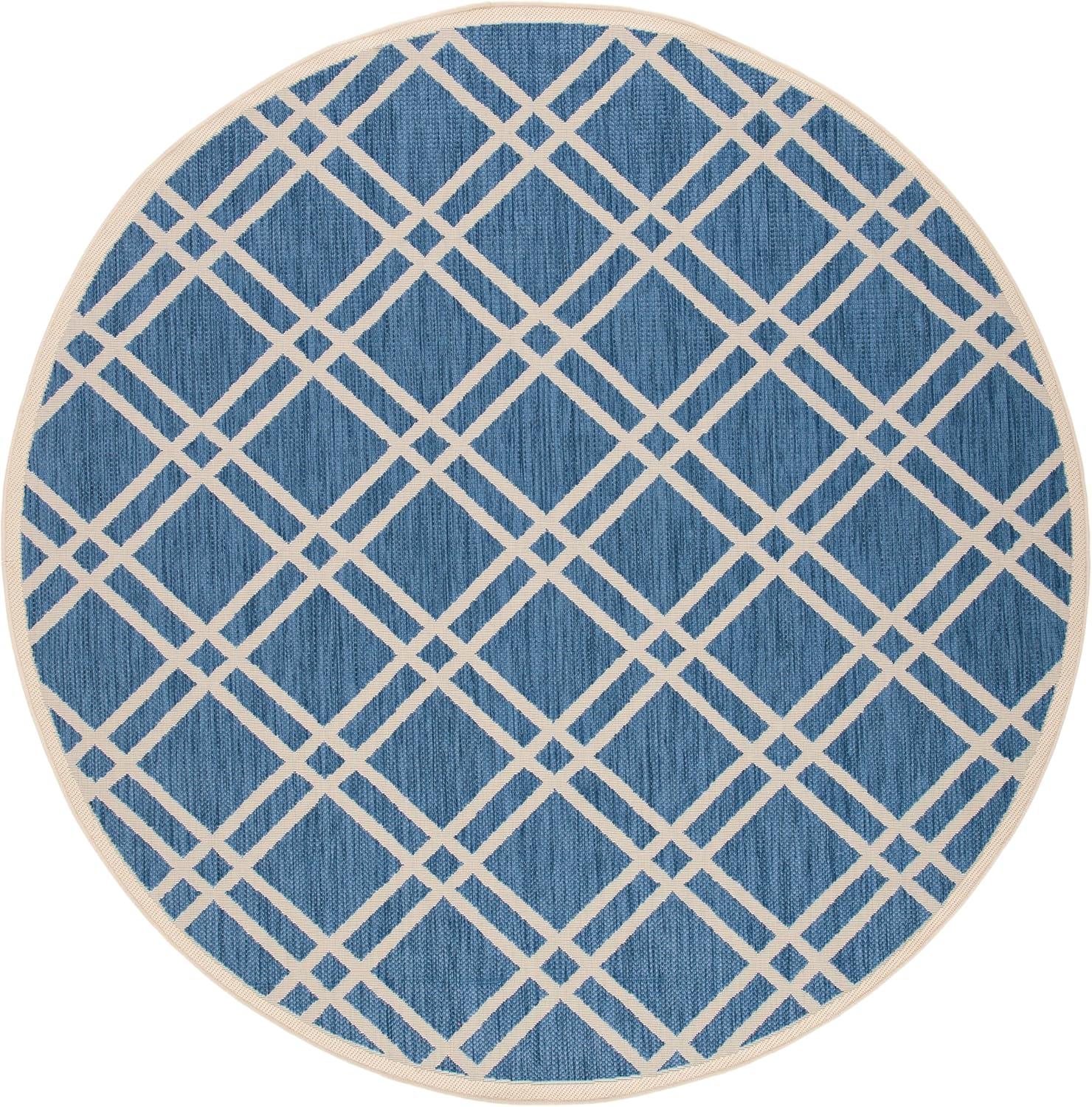image:imageSAFAVIEH Courtyard Collection 8 x 11 NavyBeige CY6923 Trellis Indoor Outdoor Waterproof EasyCleaning Patio Backyard Mudroom AreaRugNavyBeige
