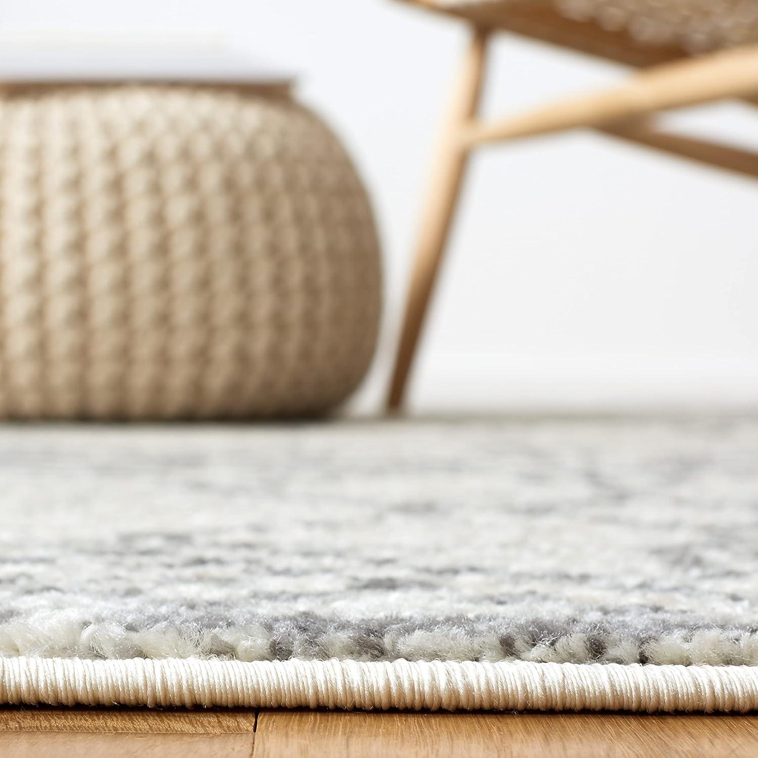 image:imageSAFAVIEH Tulum Collection Area Rug 55 x 77 Dark Grey amp Ivory Moroccan Boho Tribal Design NonShedding amp Easy to Clean Ideal for Living Room Bedroom Dining Space TUL634FDark GreyIvory