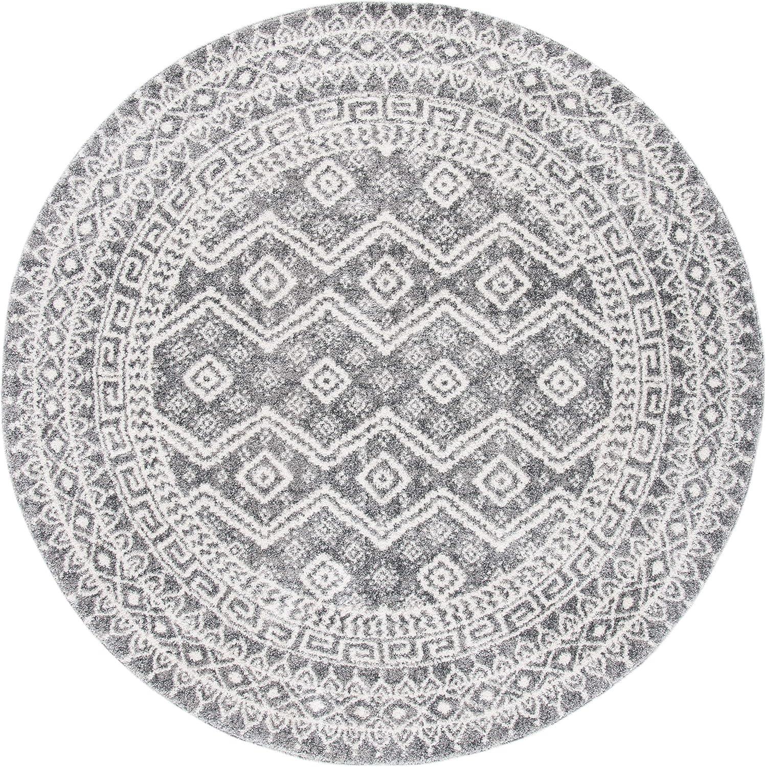image:imageSAFAVIEH Tunisia Collection Area Rug 53 x 77 Black amp Ivory Moroccan Tribal Design NonShedding amp Easy Care Ideal for High Traffic Areas in Living Room Bedroom TUN737ZBlackIvory