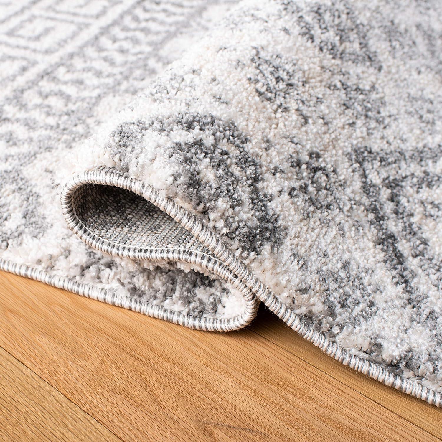 image:imageSAFAVIEH Tunisia Collection Area Rug 53 x 77 Black amp Ivory Moroccan Tribal Design NonShedding amp Easy Care Ideal for High Traffic Areas in Living Room Bedroom TUN737ZIvoryBlack