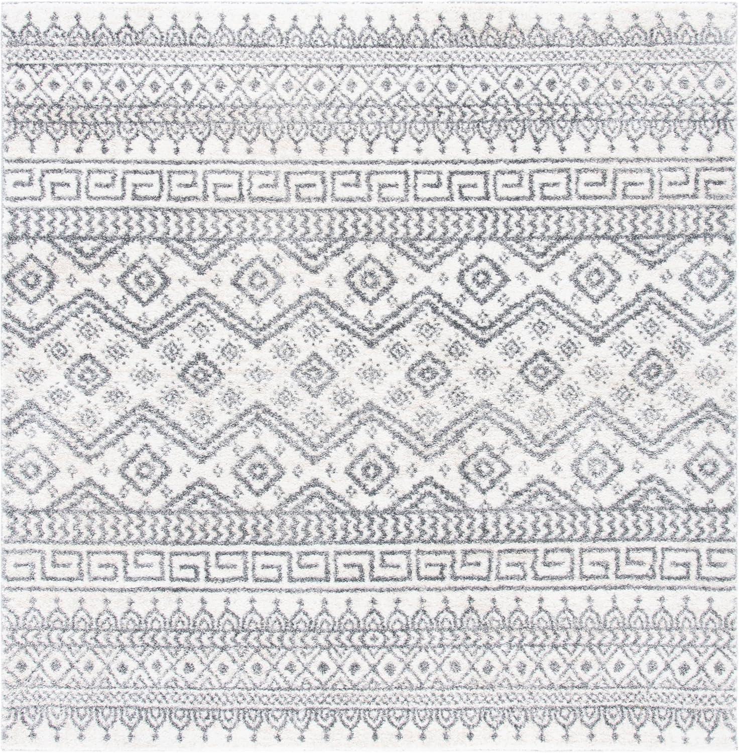 image:imageSAFAVIEH Tunisia Collection Area Rug 53 x 77 Black amp Ivory Moroccan Tribal Design NonShedding amp Easy Care Ideal for High Traffic Areas in Living Room Bedroom TUN737ZIvoryBlack