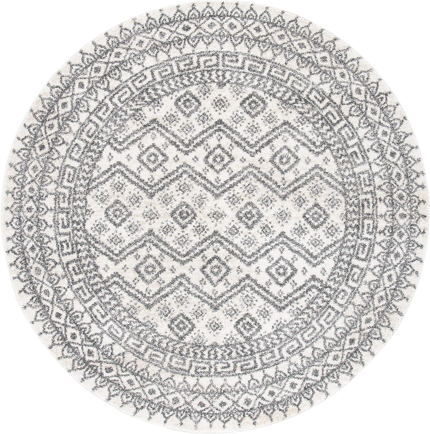 image:imageSAFAVIEH Tunisia Collection Area Rug 53 x 77 Black amp Ivory Moroccan Tribal Design NonShedding amp Easy Care Ideal for High Traffic Areas in Living Room Bedroom TUN737ZIvoryBlack