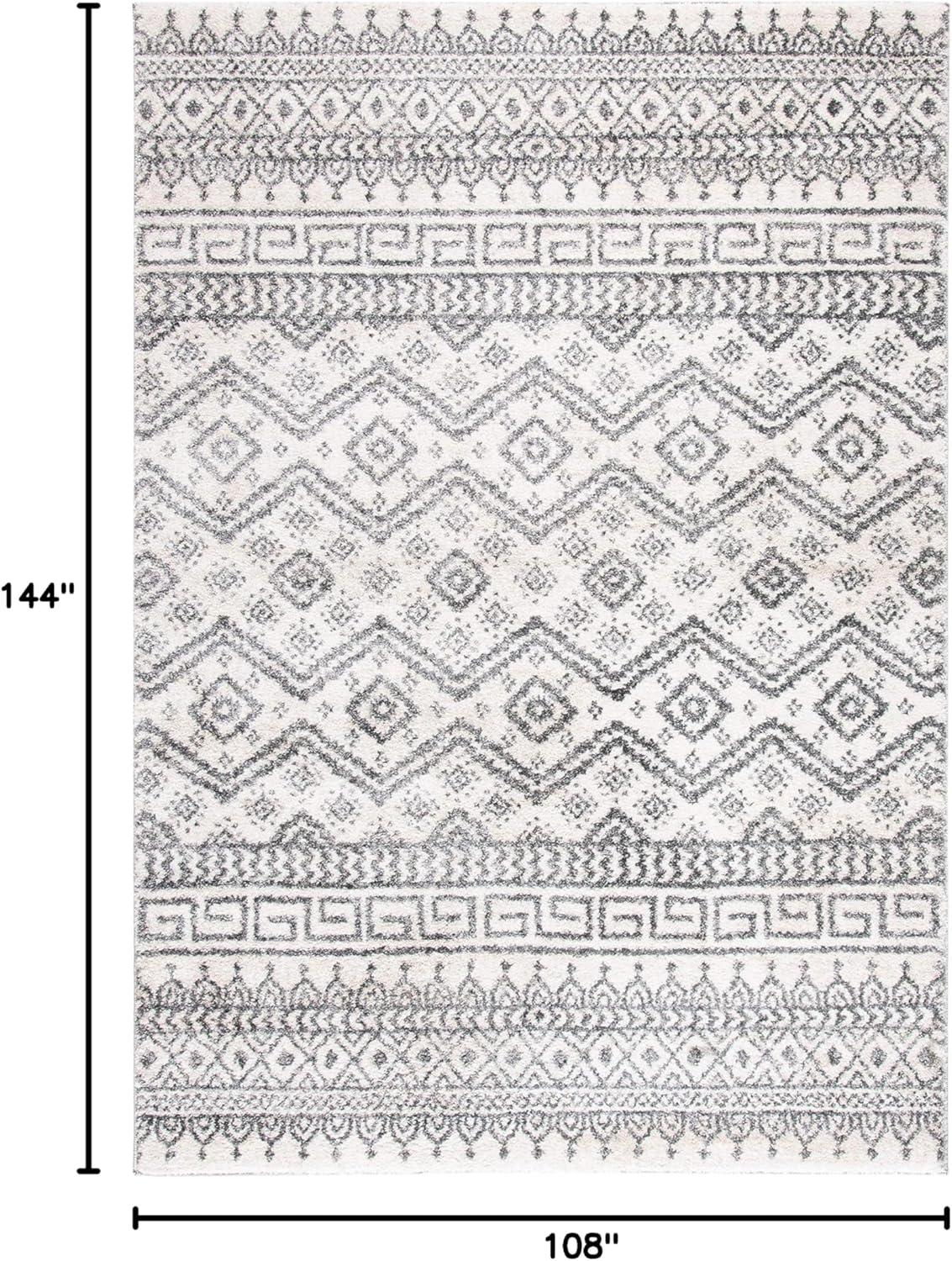 image:imageSAFAVIEH Tunisia Collection Area Rug 53 x 77 Black amp Ivory Moroccan Tribal Design NonShedding amp Easy Care Ideal for High Traffic Areas in Living Room Bedroom TUN737ZIvoryBlack