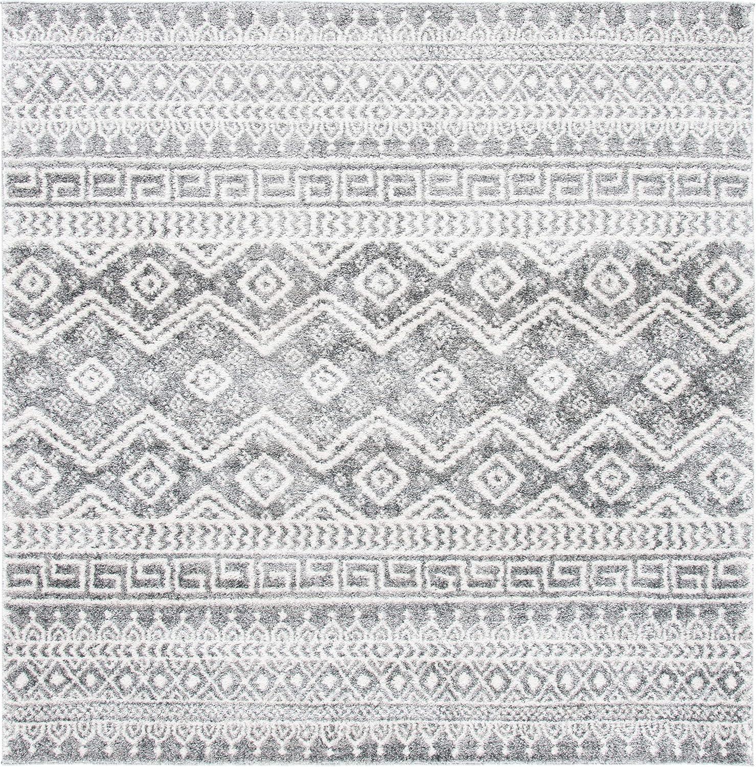 image:imageSAFAVIEH Tunisia Collection Area Rug 53 x 77 Black amp Ivory Moroccan Tribal Design NonShedding amp Easy Care Ideal for High Traffic Areas in Living Room Bedroom TUN737ZBlackIvory