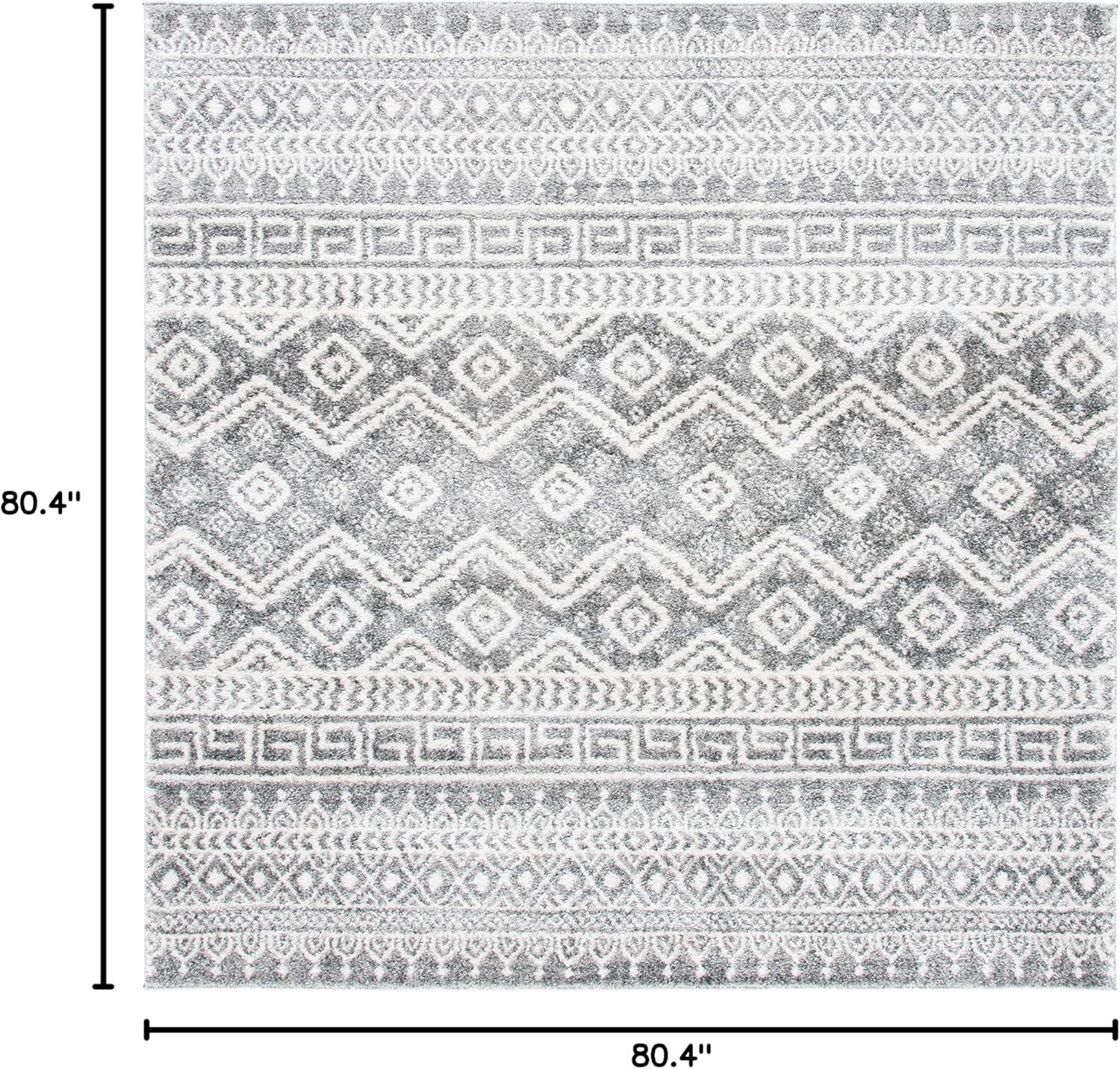 image:imageSAFAVIEH Tunisia Collection Area Rug 53 x 77 Black amp Ivory Moroccan Tribal Design NonShedding amp Easy Care Ideal for High Traffic Areas in Living Room Bedroom TUN737ZBlackIvory
