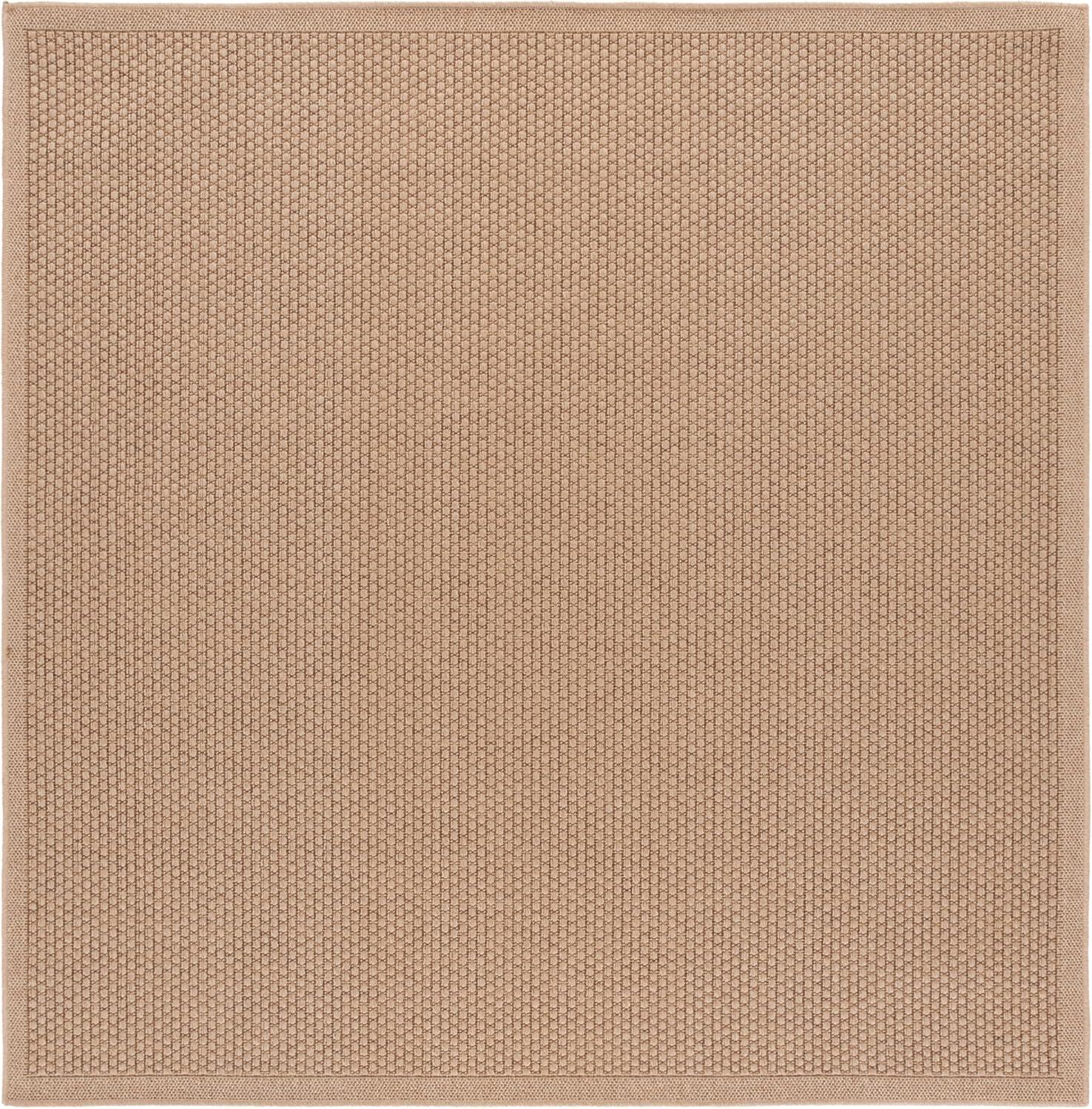 image:imageSAFAVIEH Washable Rug Outdoor Atrium Sisal Collection 5 x 76 Beige NonShedding amp Easy to Clean Ideal for Patio Backyard Mudroom ATM102BBeige