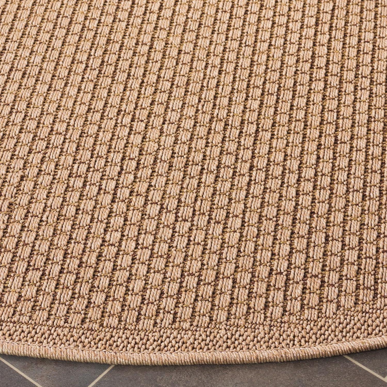 image:imageSAFAVIEH Washable Rug Outdoor Atrium Sisal Collection 5 x 76 Beige NonShedding amp Easy to Clean Ideal for Patio Backyard Mudroom ATM102BBeige