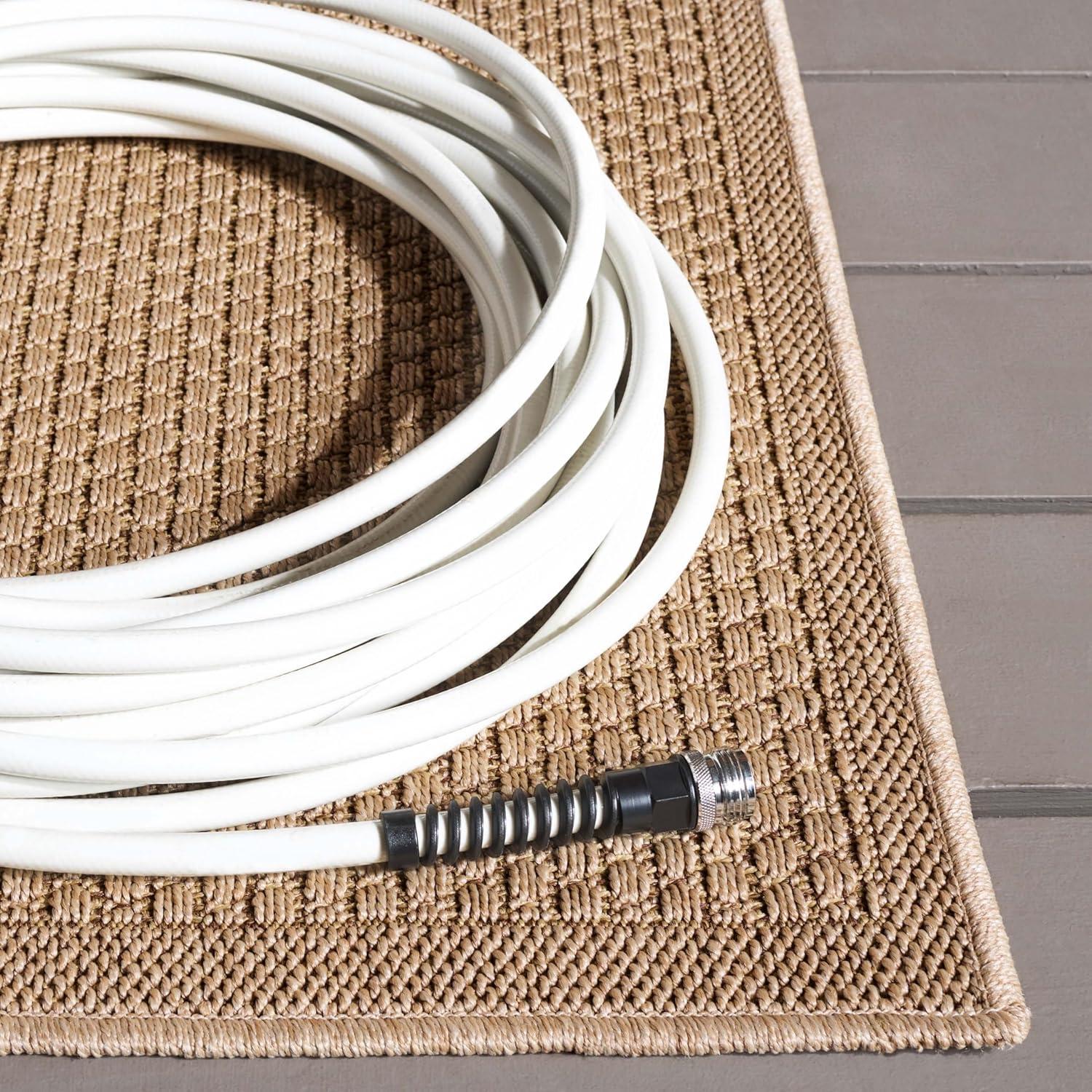 image:imageSAFAVIEH Washable Rug Outdoor Atrium Sisal Collection 5 x 76 Beige NonShedding amp Easy to Clean Ideal for Patio Backyard Mudroom ATM102BBeige