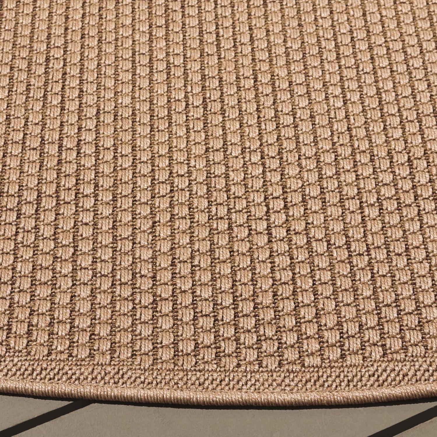 image:imageSAFAVIEH Washable Rug Outdoor Atrium Sisal Collection 5 x 76 Beige NonShedding amp Easy to Clean Ideal for Patio Backyard Mudroom ATM102BBeige